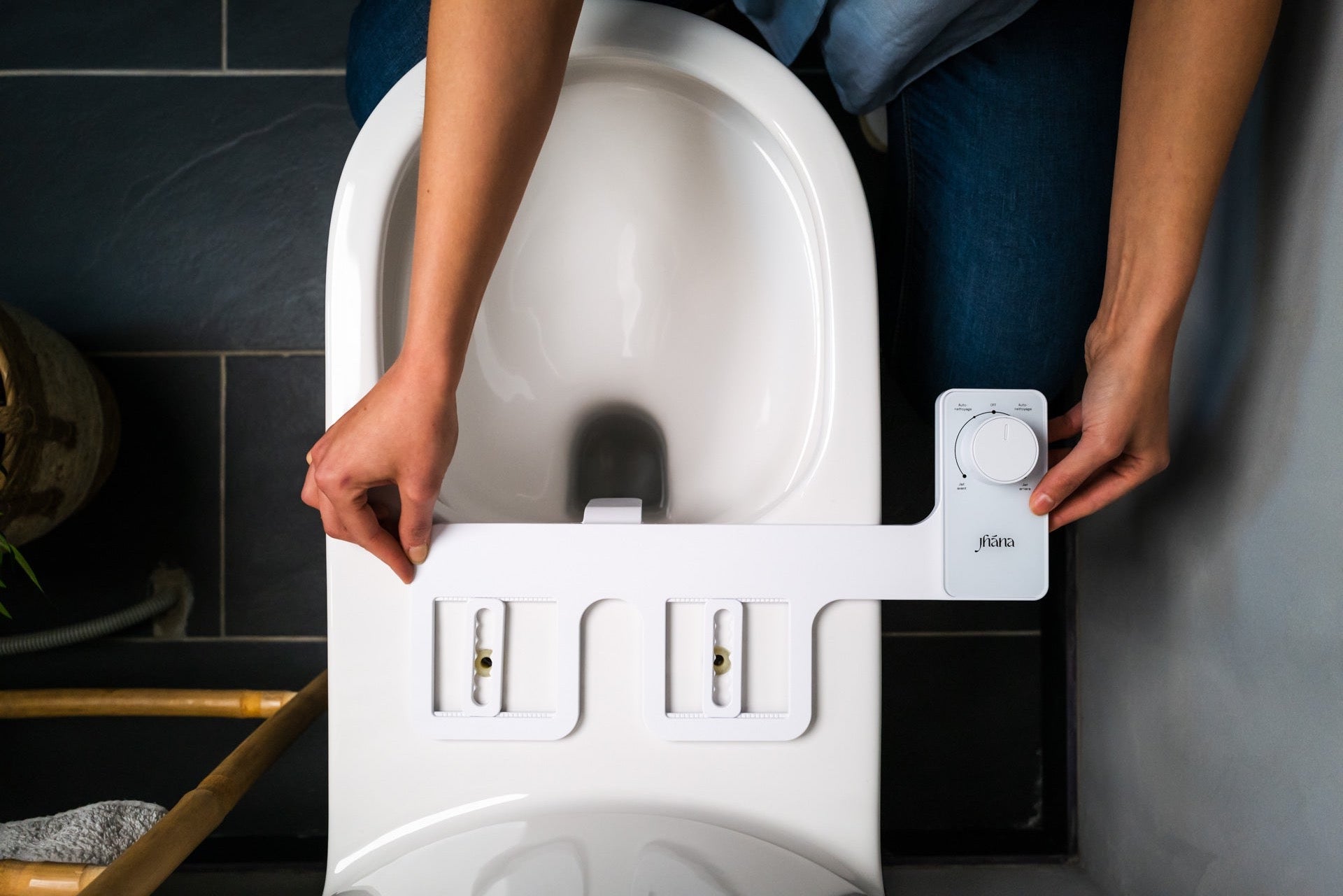 Adaptateur pour kit toilettes japonaises - Robinet d'arrêt 3 voies – Jhana